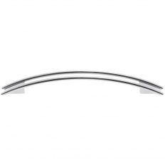 Úchytka Aventia hliník, chróm matný, 124/96mm