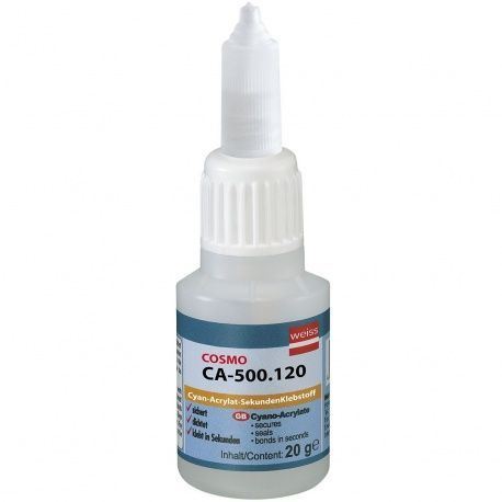 Lepidlo rýchloschnúce COSMO CA-500.120 zvýšená viskozita, 20g