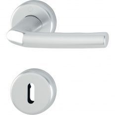 Kľučka Birmingham rozetová okrúhla, hliník, prírodný elox