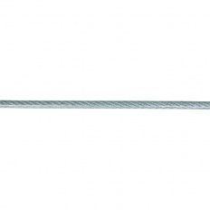 Oceľové lano pozinkované poplastované 6x7+1FE, DIN 3055