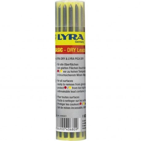 Lyra Dry náhradné tuhy, 12x grafit 2B