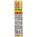Lyra Dry náhradné tuhy, 6x grafit 2B, 3x červená, 3x žltá