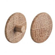 Drevené krytky na skrutky PZ 3 / 14mm dub