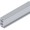 Solido 80 dištančný profil, strieborný elox, nárez na mieru