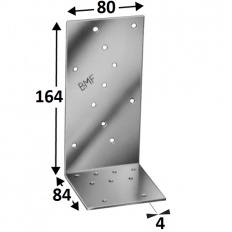 Simpson uholník AJ80416 164x84x80x4mm