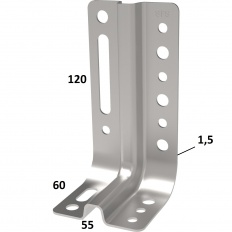 Montážny uholník SFS JB-W, 60x120mm