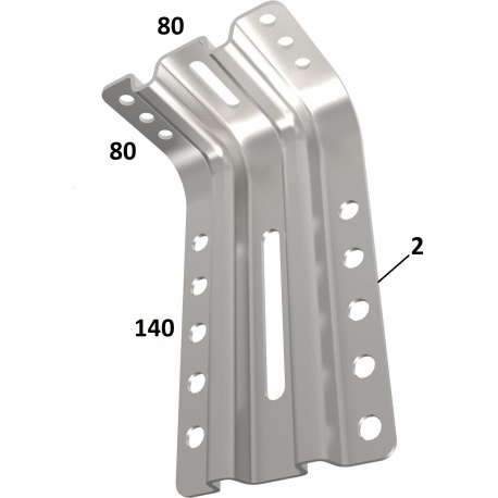 Montážny uholník SFS JB-W/XL, 80x140mm