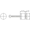 Bodový držiak d-50mm na sklo 8–18mm, rozsah nastavenia 35-55mm