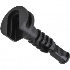 Policový nosník 5mm Alfa násuvný diel Normal-360 čierny, 9mm