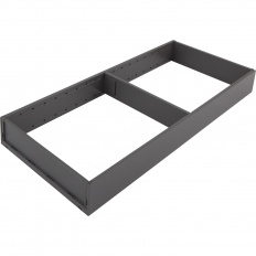 Ambia-Line zásuvkový rám karbónová čierna, š.200mm, NL-550mm