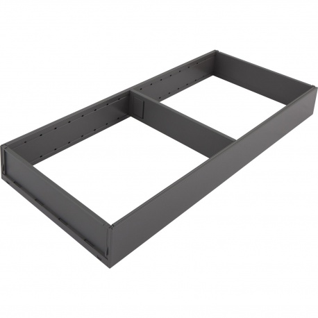 Ambia-Line zásuvkový rám karbónová čierna, š.200mm, NL-550mm